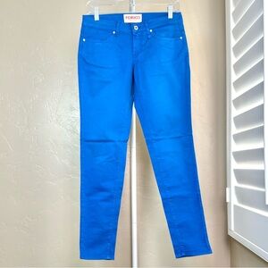 NOS: Deadstock Fiorucci Women's Vibrant Blue Ultra Low Waist Pants Size 28